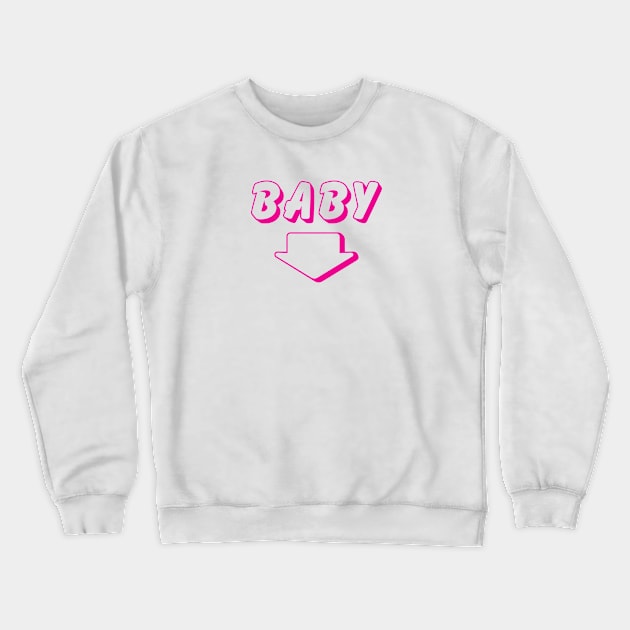 Baby (on board) – Mother to be Crewneck Sweatshirt by BadgerDesignz